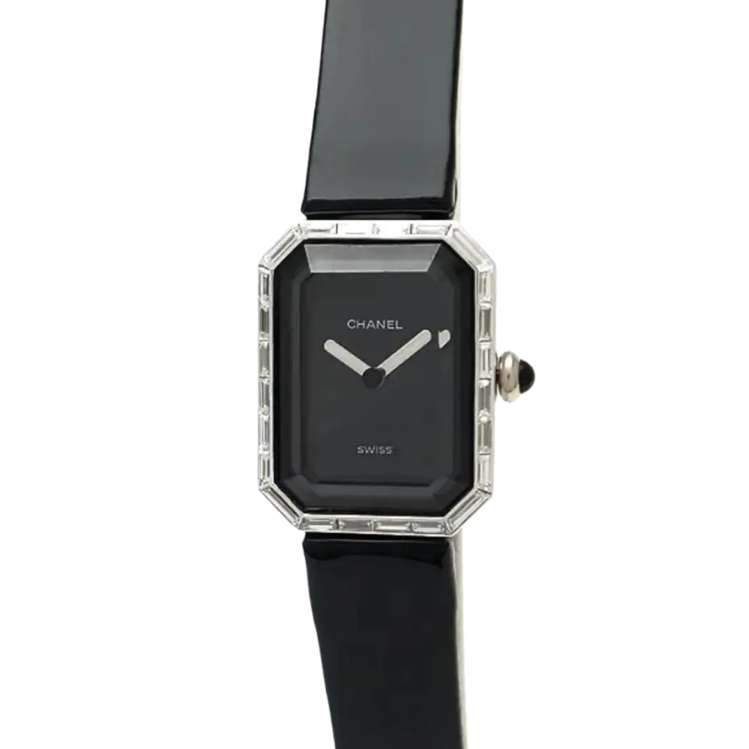 Chanel Première Baguette Diamond Bezel H0096 Ladies Watch K18WG Quartz