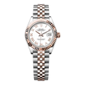 Rolex Lady-Datejust 28mm Two Tone with White Roman Dial