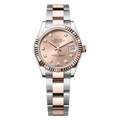 Rolex Datejust 31 Two Tone Rose Gold with Pink Diamond-set Dial