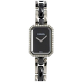 CHANEL Premiere H2163 Diamond Bezel Ceramic Quartz Black Dial Ladies 90275660